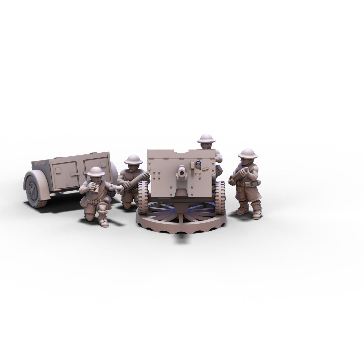 Great Britain | 25-pdr Field Gun (Africa) | 15mm/28mm miniatures