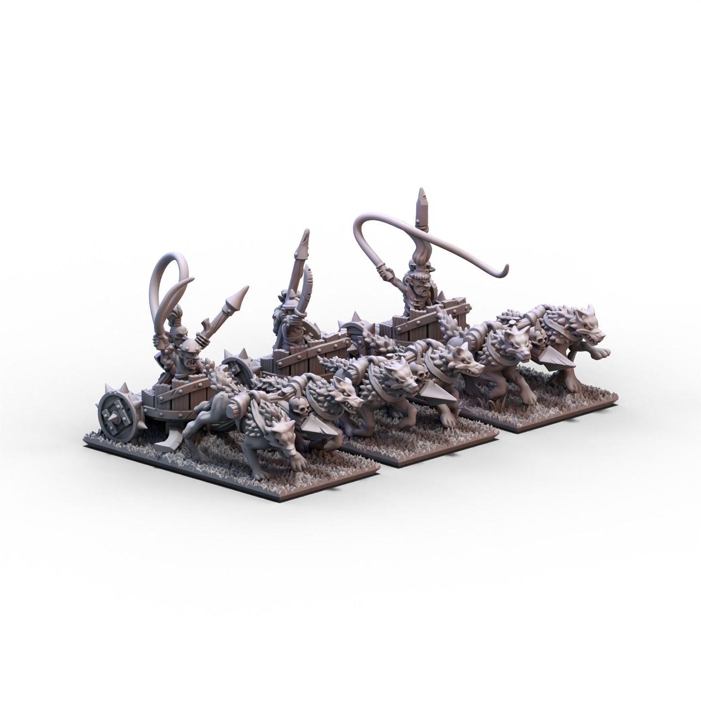 Orcs and Goblins (FD) | Goblin Wolf Chariots Unit | 10mm/15mm