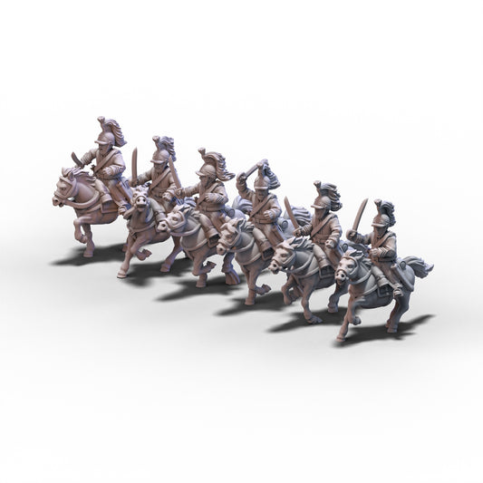 England | Heavy Dragoons Cavalry | 15mm