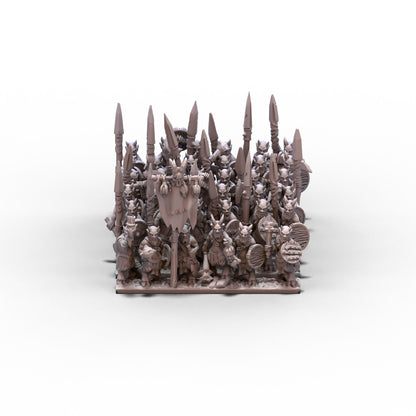 Beastmen | Beast Herd (Mixed Weapons) Unit 1 | 10mm/15mm