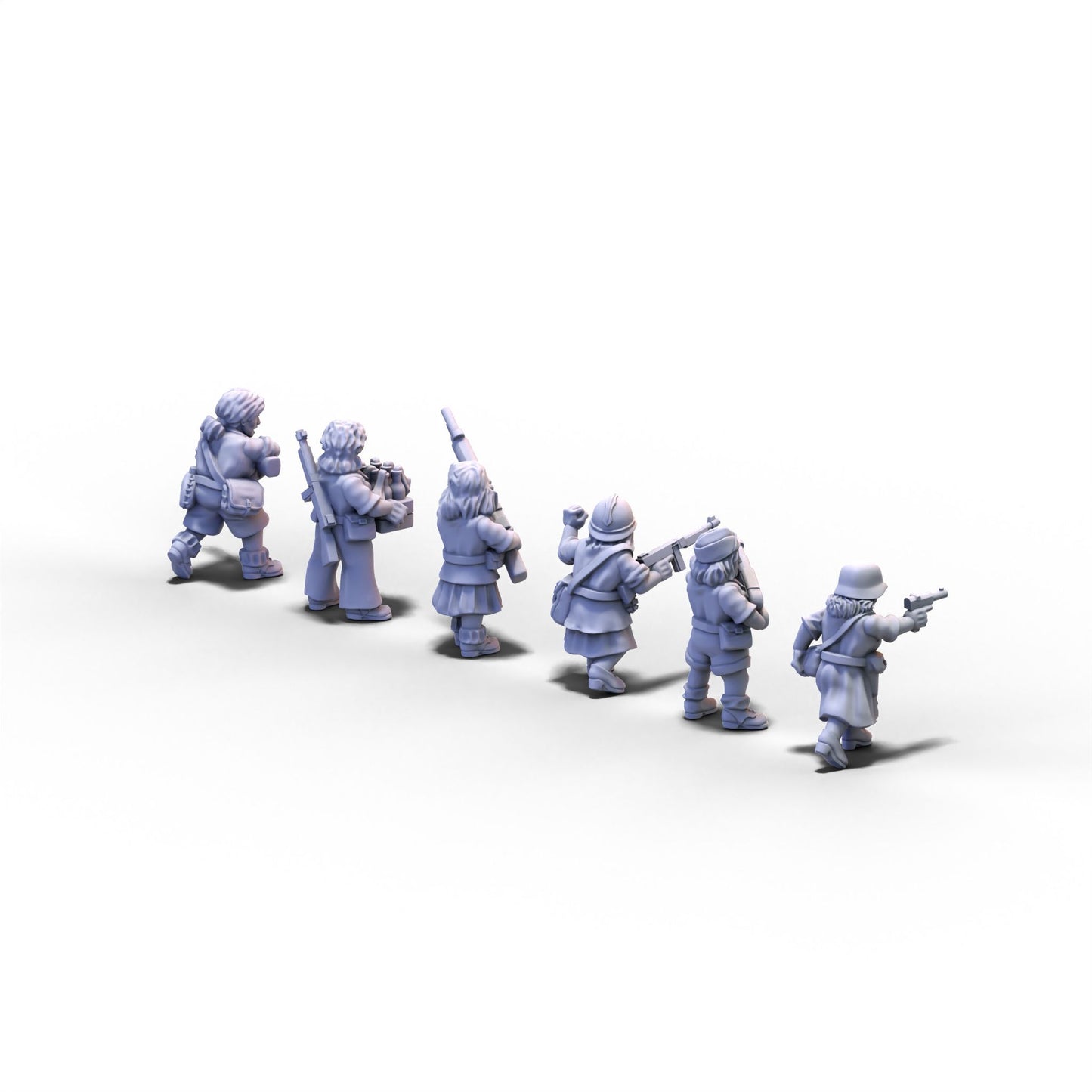 France | Resistance Soldiers (Female) | 15mm/28mm miniatures