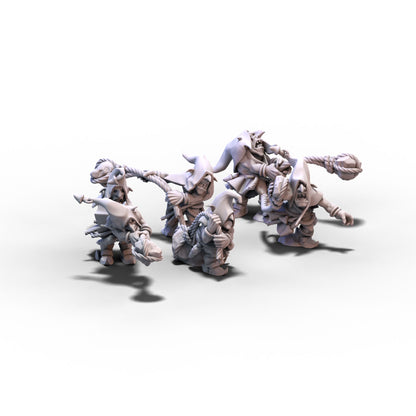 Goblin Tribes | Swamp Goblin Stonethrowers | 28mm/32mm