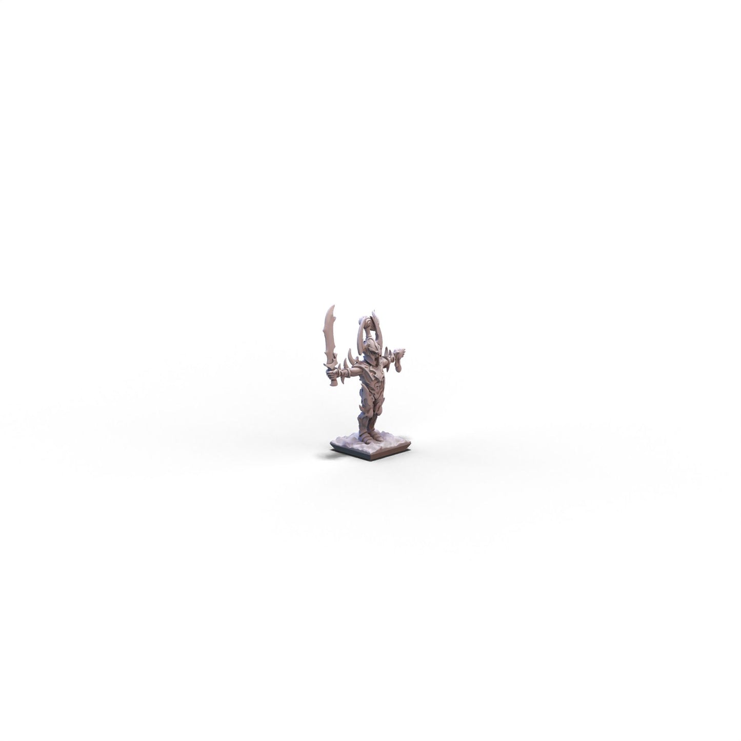 Dire Elves | Hero Statue | 10mm/15mm