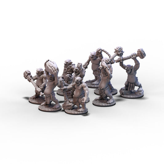 Orcs and Goblins (FD) | Trolls Unit | 10mm/15mm