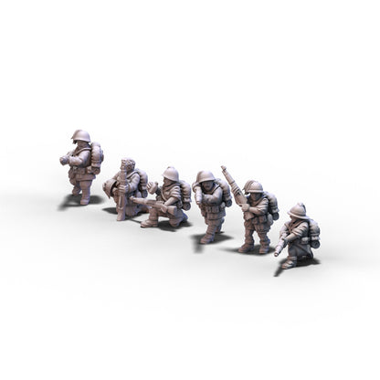 Italy | Riflemen (Alternative Version) | 15mm/28mm miniatures