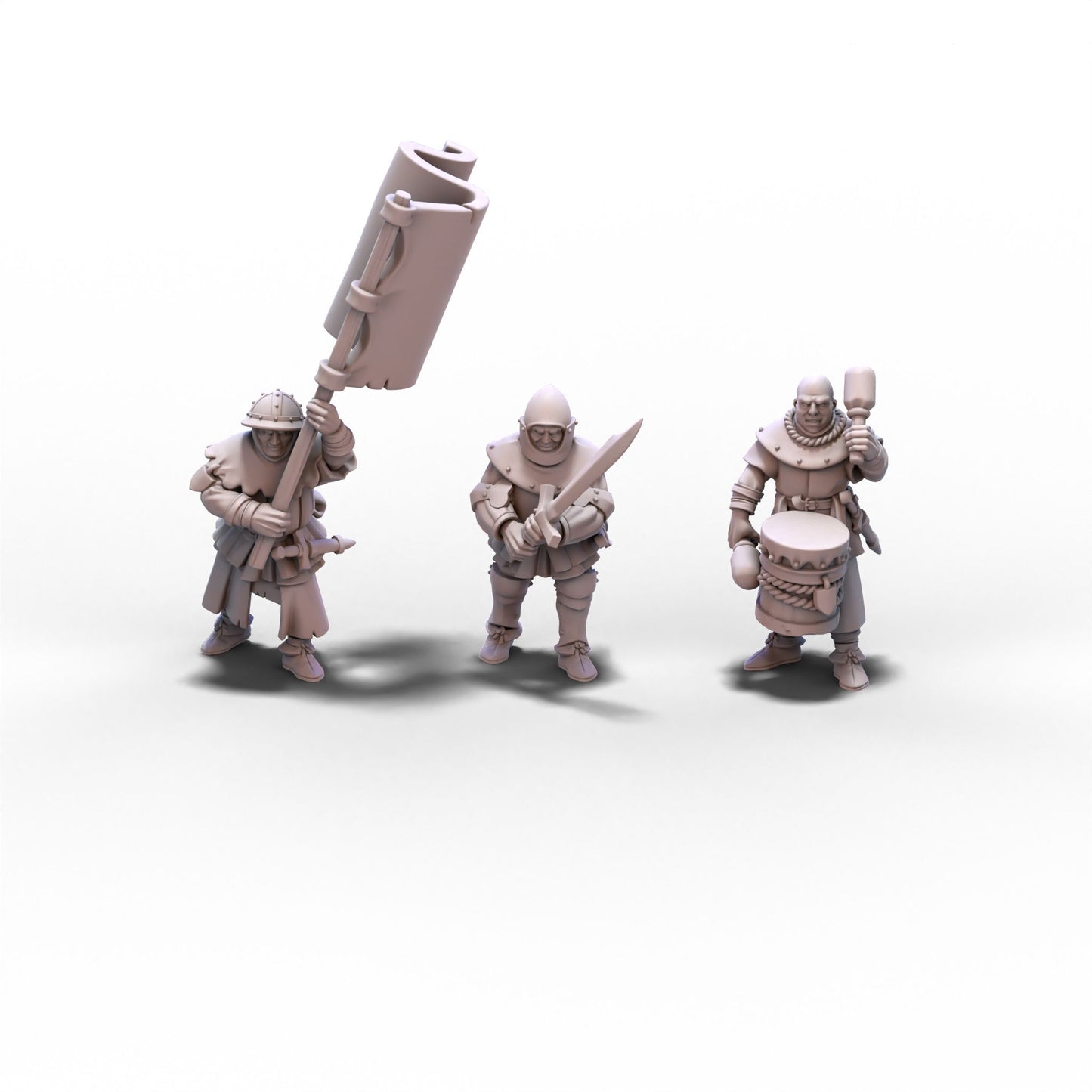 Gallia | Men at Arms with Halberds | 28mm/32mm