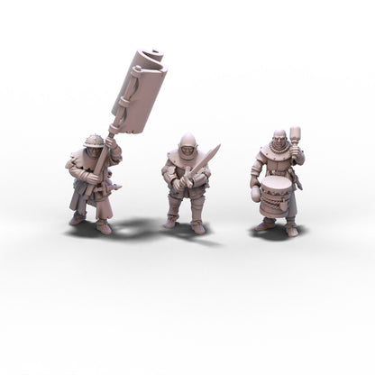 Gallia | Men at Arms with Halberds | 28mm/32mm