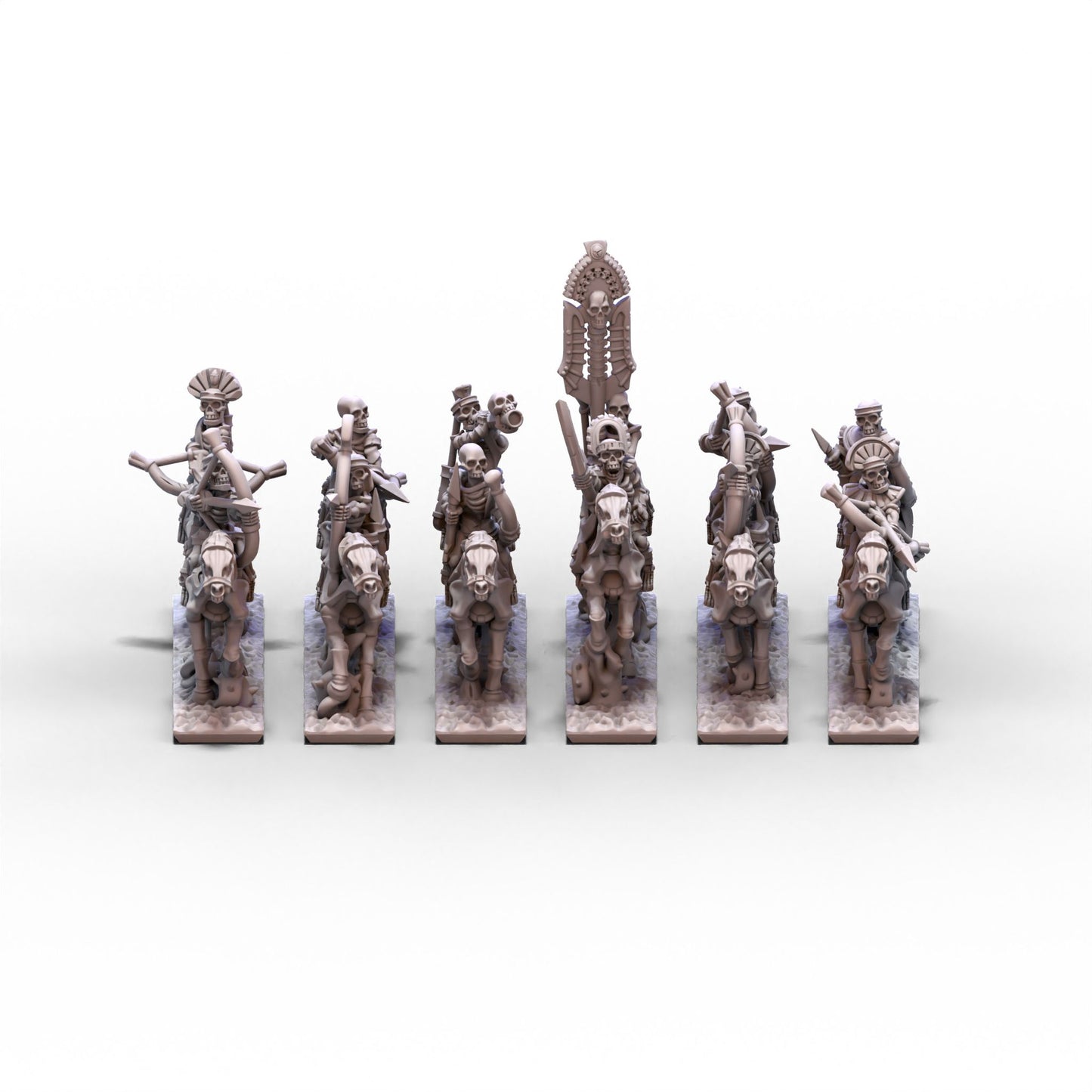 King of Sands | Skeleton Cavalry (Archers) Unit 2 | 10mm/15mm