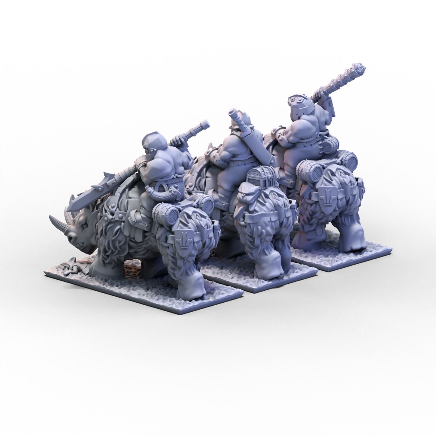 Ogres (GSM) | Rhinox Riders Unit 3 | 10mm/15mm