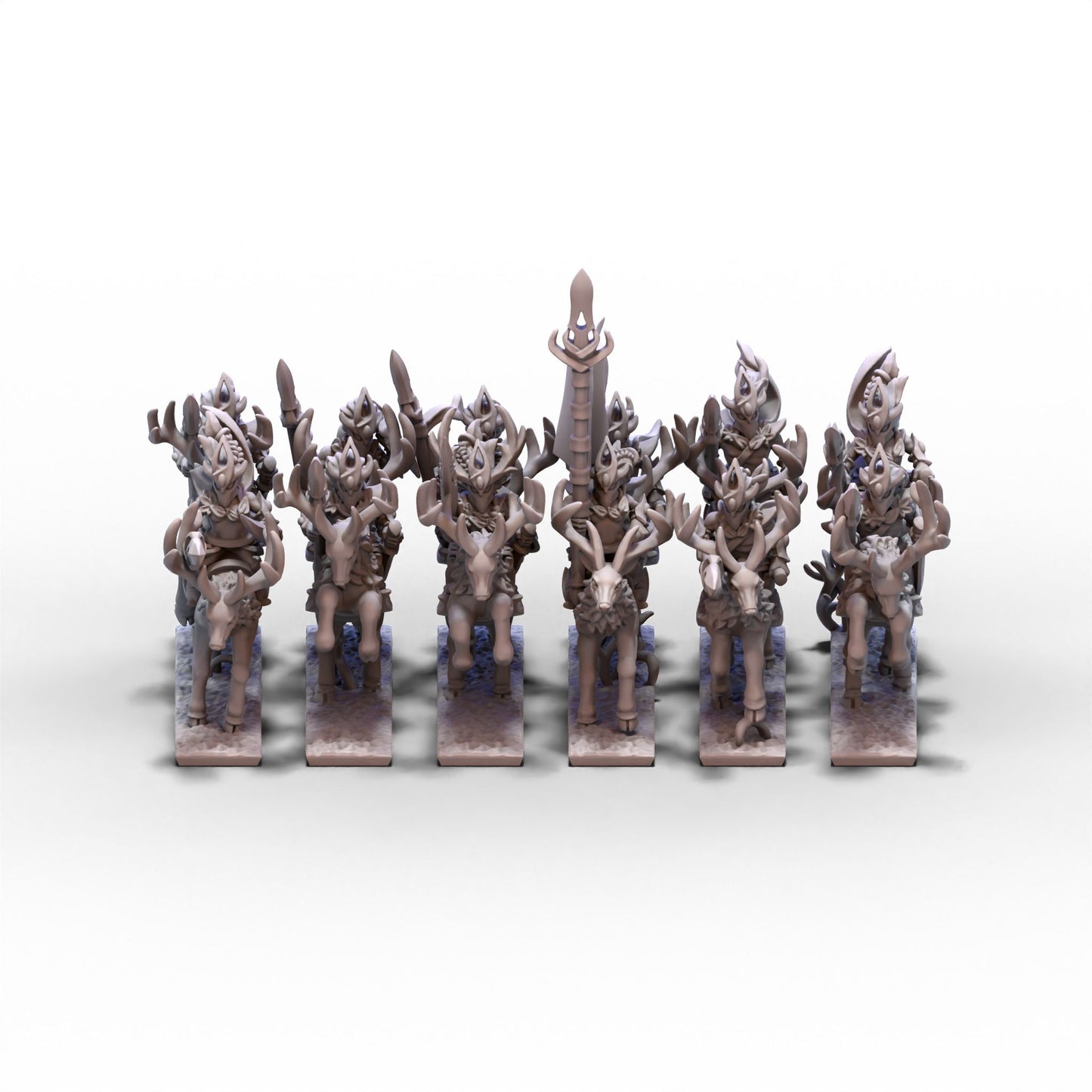 Wood Elves | Stag Riders Unit 1 | 10mm/15mm