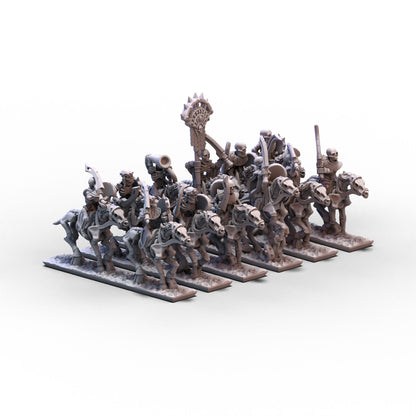 King of Sands | Skeleton Cavalry (Swords) Unit 2 | 10mm/15mm