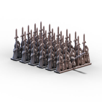 White Tree Kingdom | White Tree Royal Guard Unit (Regular) | 10mm/15mm