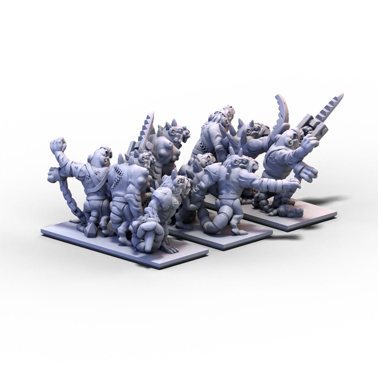 Vermin Clans | Rat Ogres Unit | 10mm/15mm