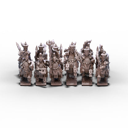 Dwarf Demonsmiths | Centaurs Unit 1 (Big Hats) | 10mm/15mm