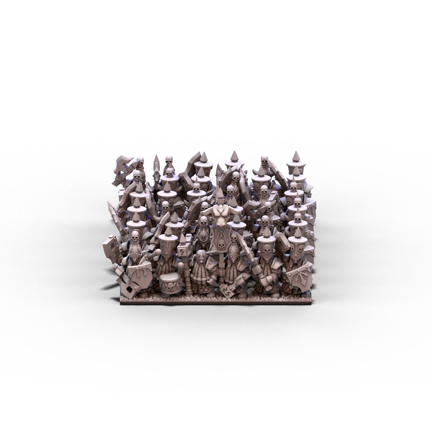 Dwarf Demonsmiths | Demonsmith Warriors (Big Hats) Unit 1 | 10mm/15mm