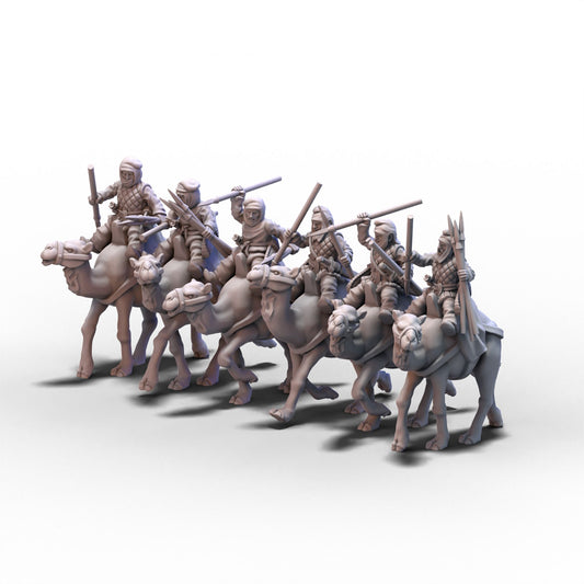 Persia | Persian Dromedary Riders | 15mm/28mm miniatures