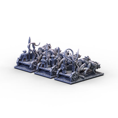 Orcs and Goblins (FD) | Goblin Wolf Chariots Unit | 10mm/15mm