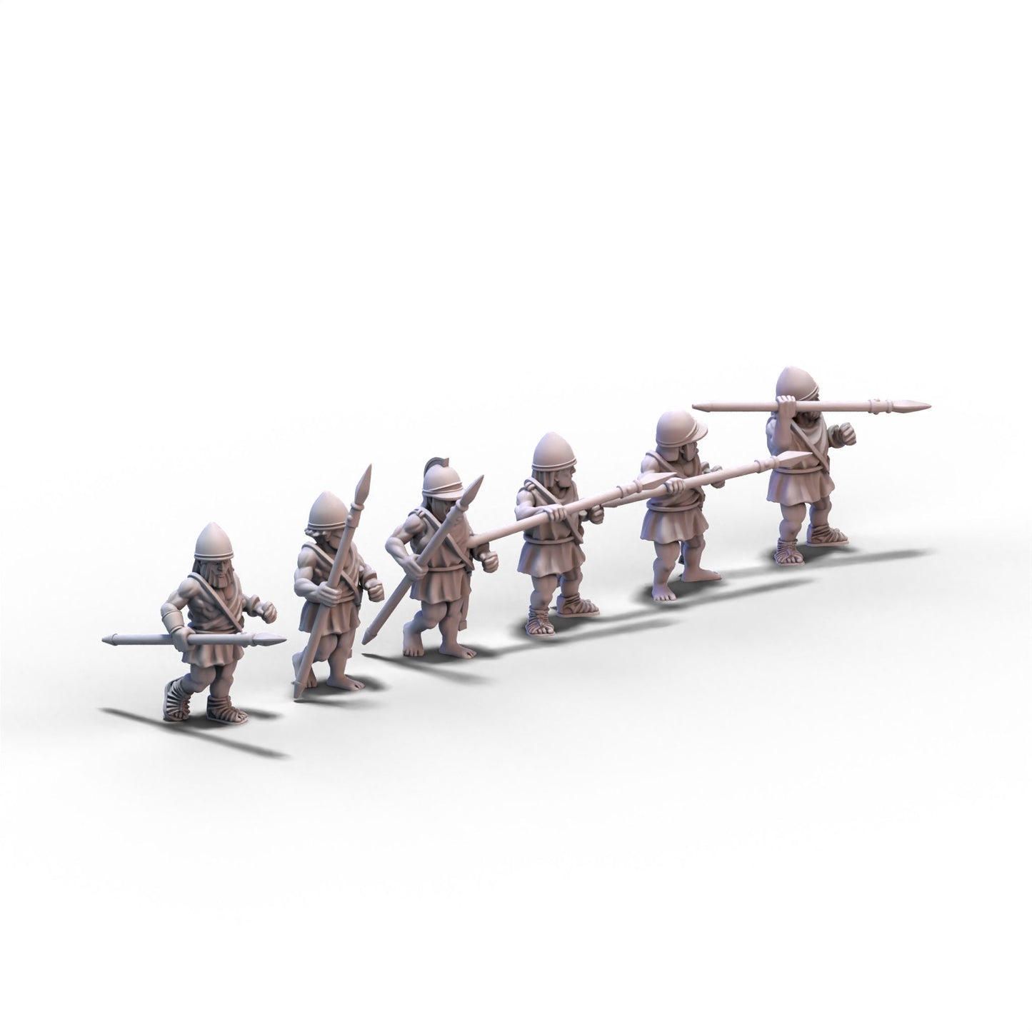 Greece | Greek Hoplites in Tunic | 15mm/28mm miniatures