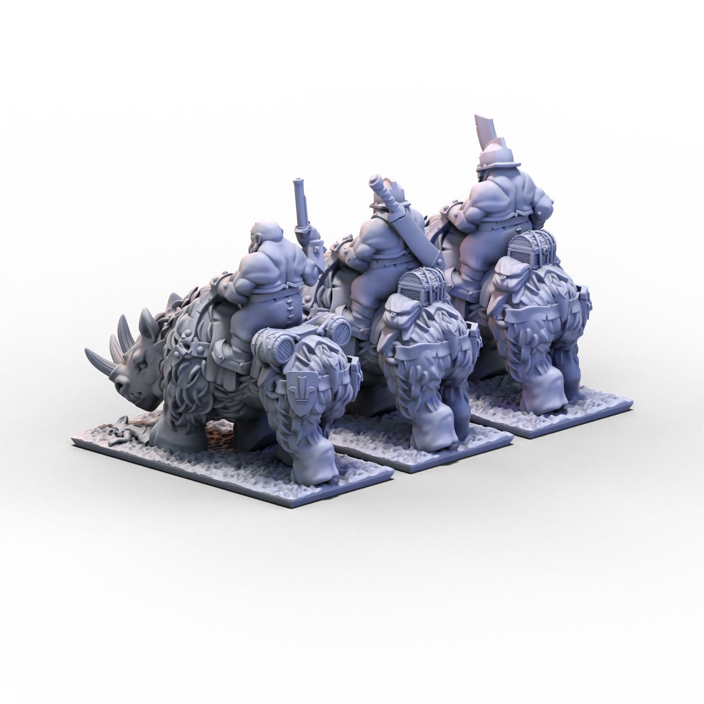 Ogres (GSM) | Rhinox Riders Unit 2 | 10mm/15mm