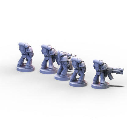 Space Crusaders | Crusaders (Flamer) Unit | 6mm