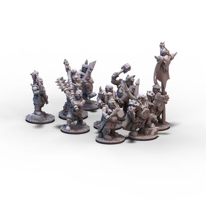 Orcs and Goblins (FD) | Ogres Unit | 10mm/15mm