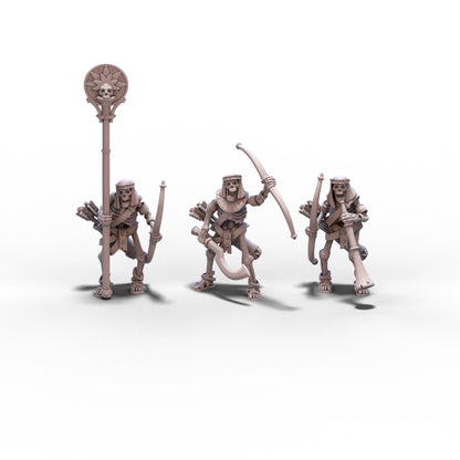 Eternal Dynasties | Ancient Skeletons with Bows | 28mm/32mm