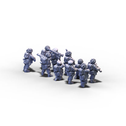 Great Britain | Airborne Riflemen | 15mm/28mm miniatures