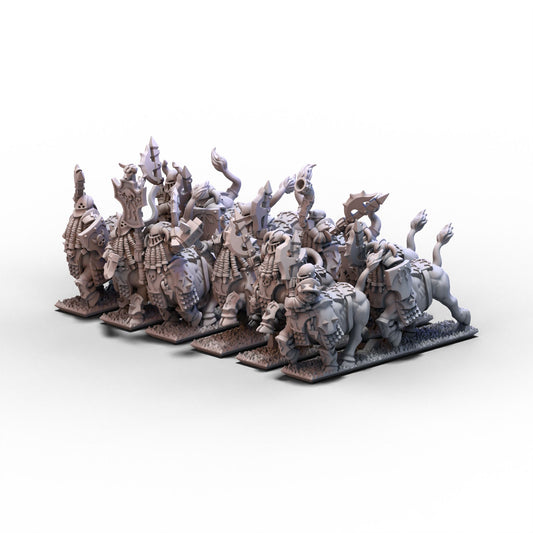 Dwarf Demonsmiths | Centaurs Unit 2 (Helmets) | 10mm/15mm