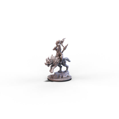 Dwarf Demonsmiths | Hobgoblin Wolf Rider Hero | 10mm/15mm