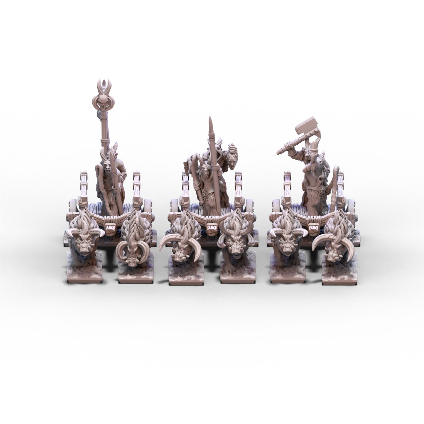 Beastmen | Tuskgor Chariots Unit 1 | 10mm/15mm