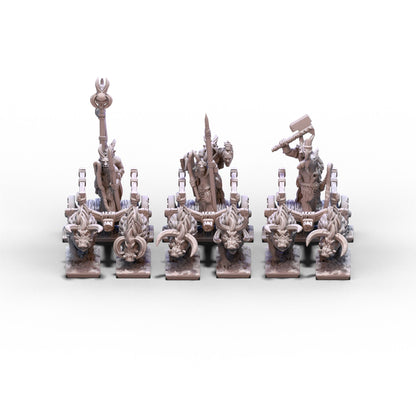 Beastmen | Tuskgor Chariots Unit 1 | 10mm/15mm