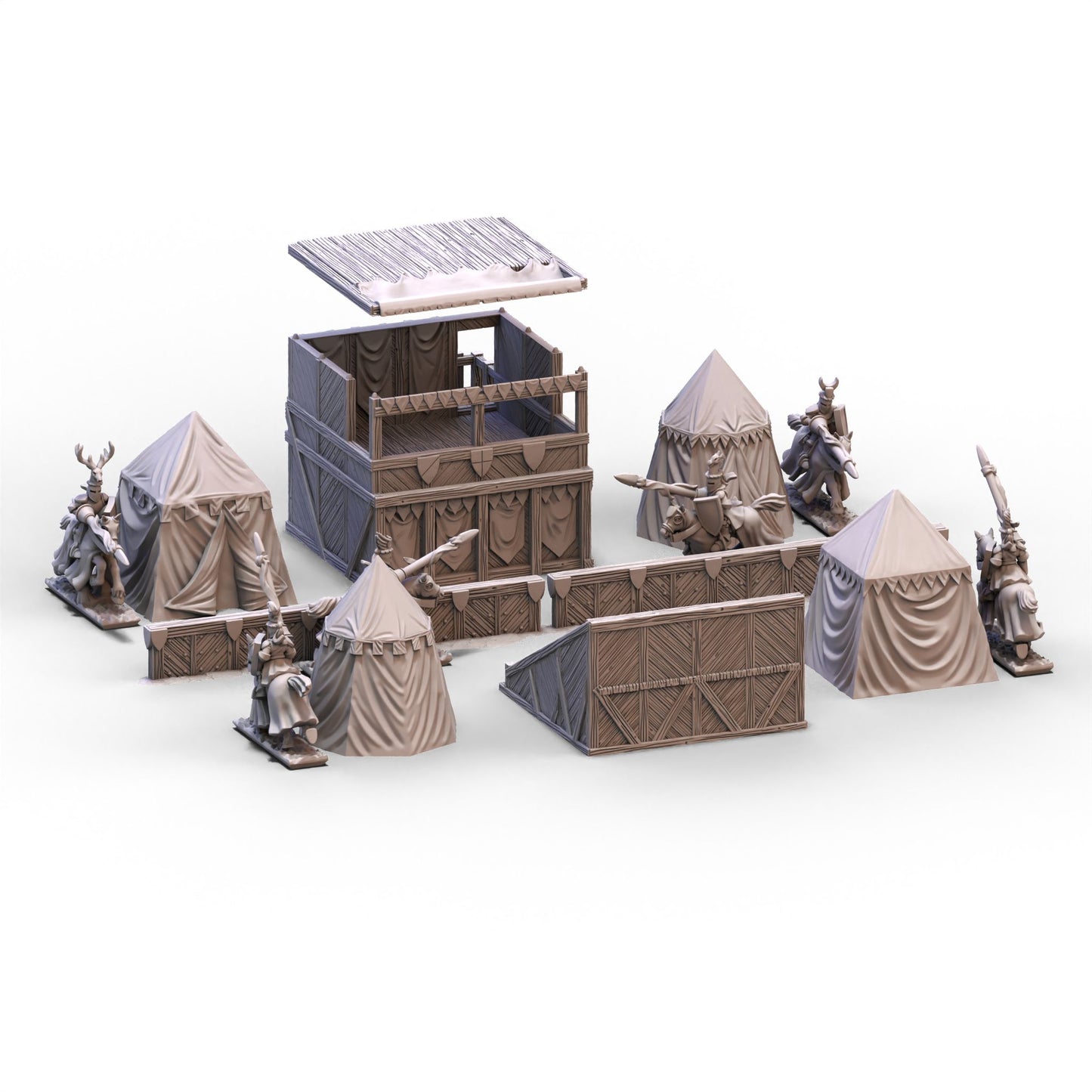 Castle Argent - The Lists / Tiltyard (Jousting set)| 10mm