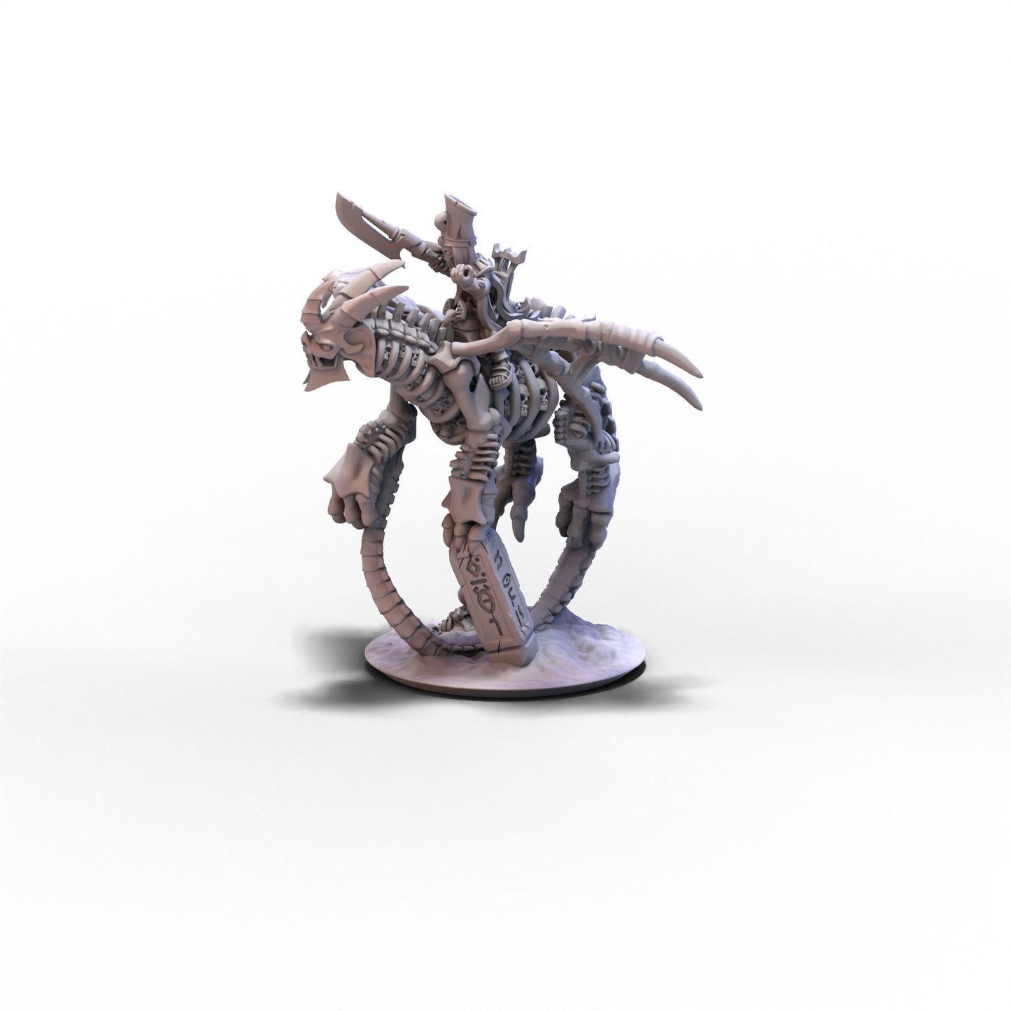 King of Sands | Zombie Dragon with Liche Priest | 10mm/15mm