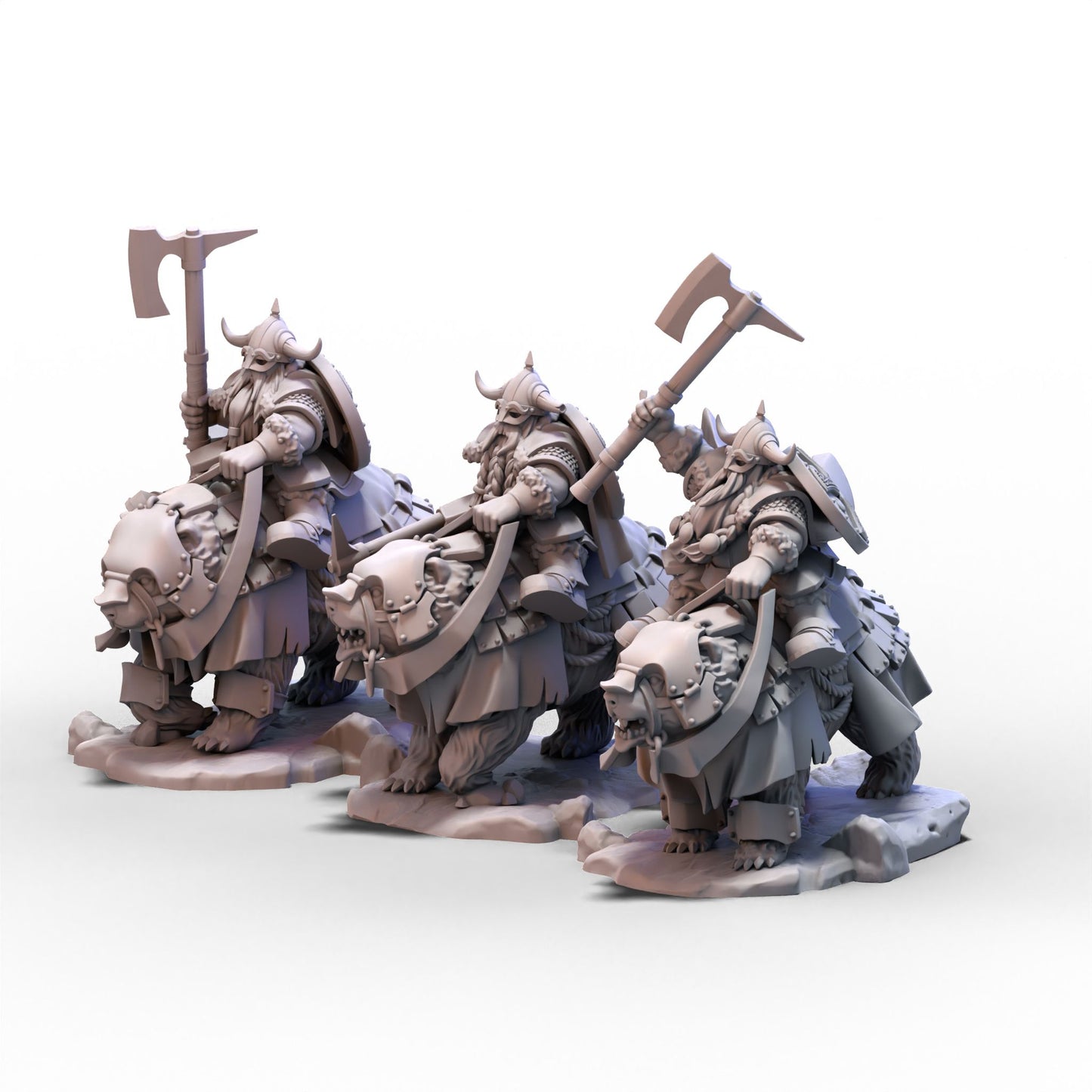 Sons of Ymir | Mounted Dwarf Heavy Cavalry | 28mm/32mm