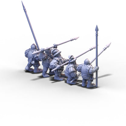 Sons of Ymir | Dwarf Pikemen | 28mm/32mm