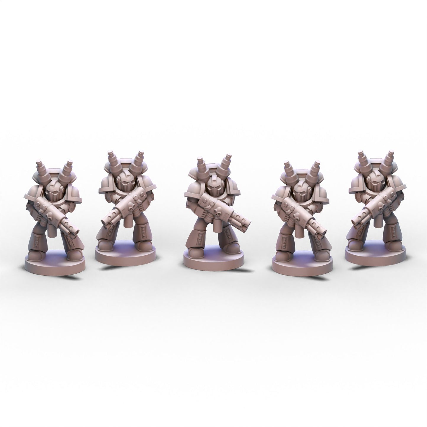 Space Crusaders | Teleporter Crusaders (Flamer) Unit | 6mm