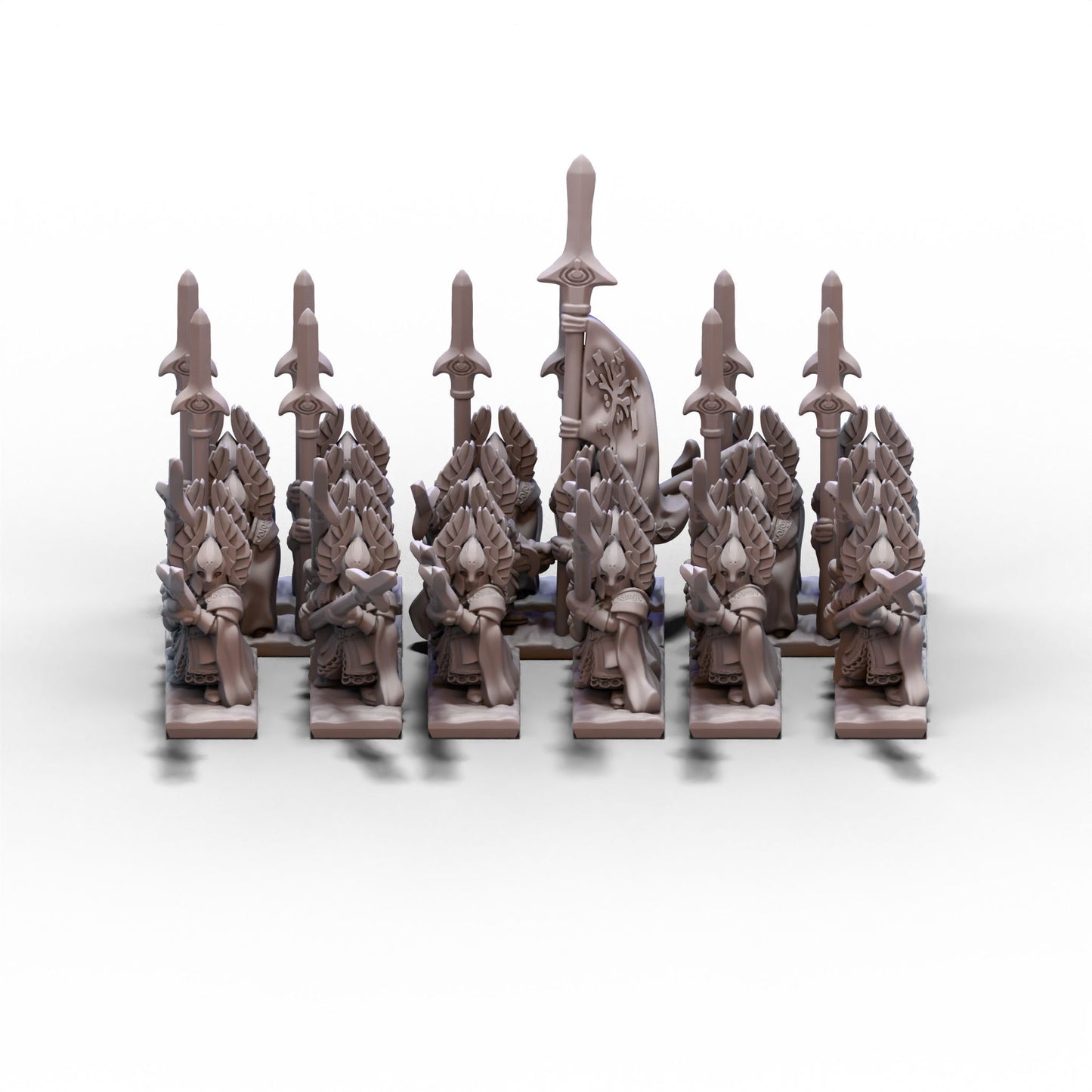 White Tree Kingdom | White Tree Royal Guard Unit (3 Stands) | 10mm/15mm