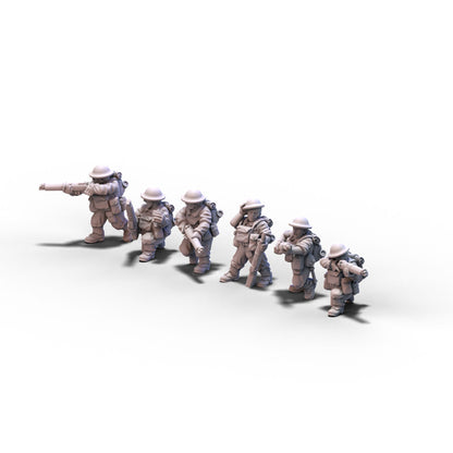 Great Britain | Riflemen (Alternative Version) | 15mm/28mm miniatures