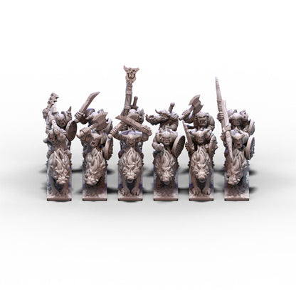 Orcs and Goblins (GSM) | Boar Riders Unit 1 | 10mm/15mm