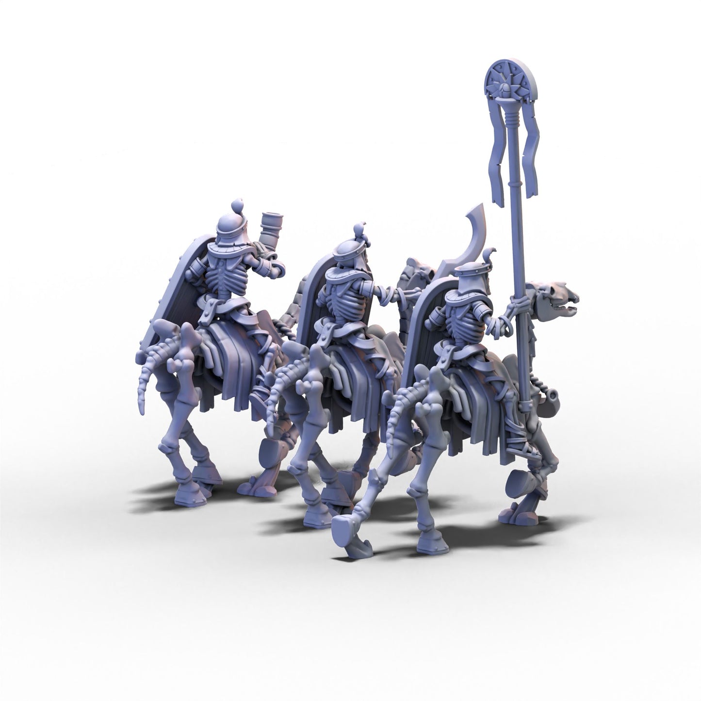 Eternal Dynasties | Ancient Skeletal Cavalry with Spears | 28mm/32mm