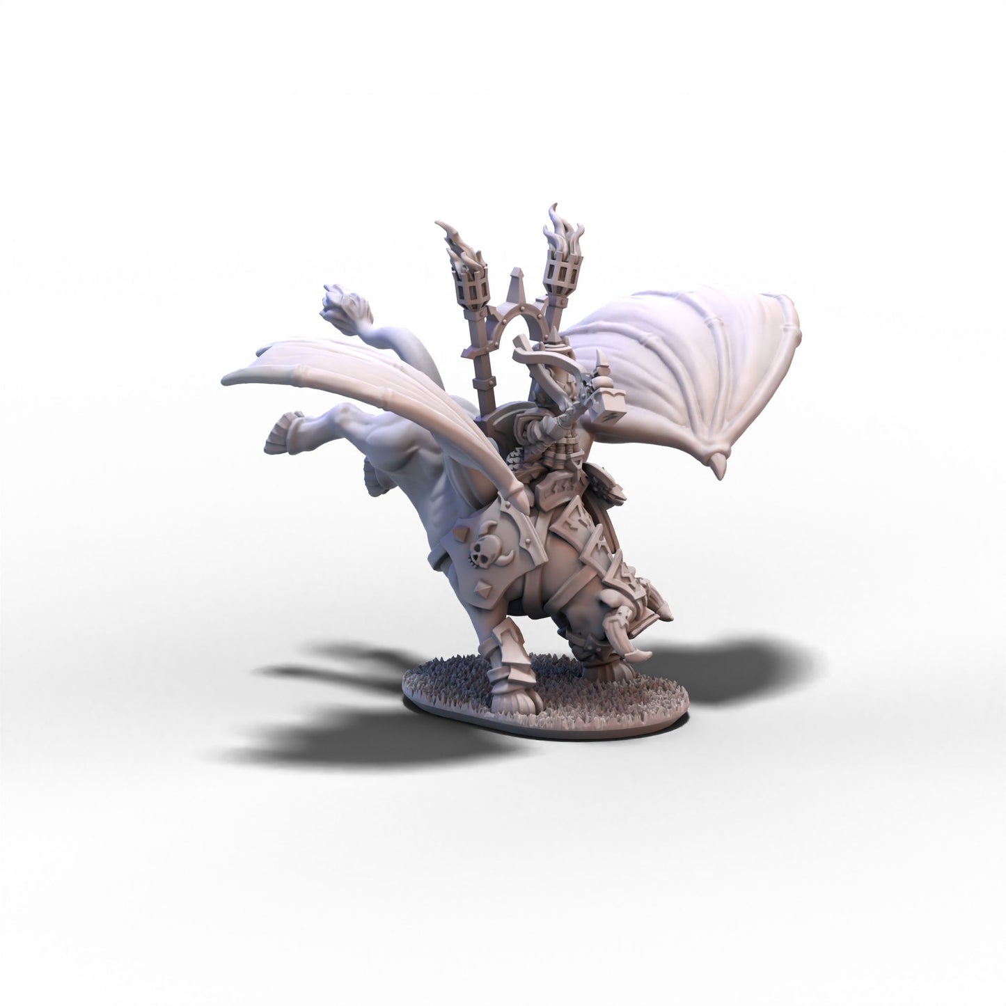 Dwarf Demonsmiths | Demonsmith Hero on Taurus (Big Hat) | 10mm/15mm