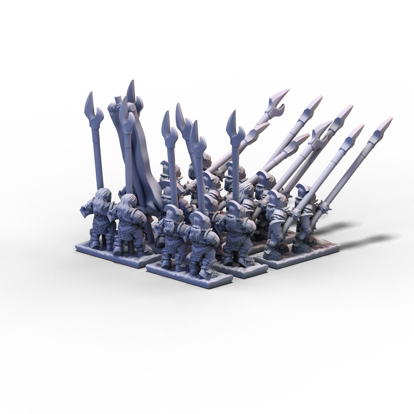 White Hand | Khoru-Kai Pikemen (2 Stands) Unit 1 | 10mm/15mm