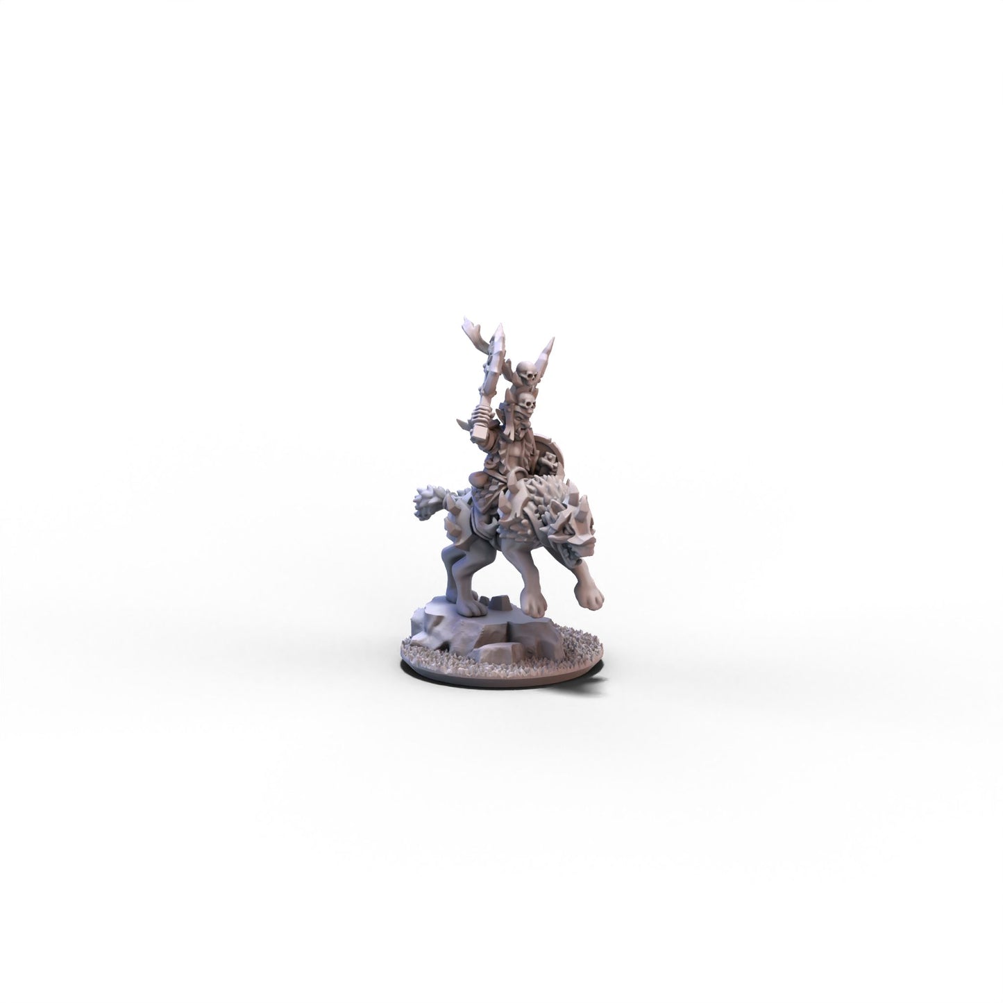 Dwarf Demonsmiths | Hobgoblin Wolf Rider Hero | 10mm/15mm