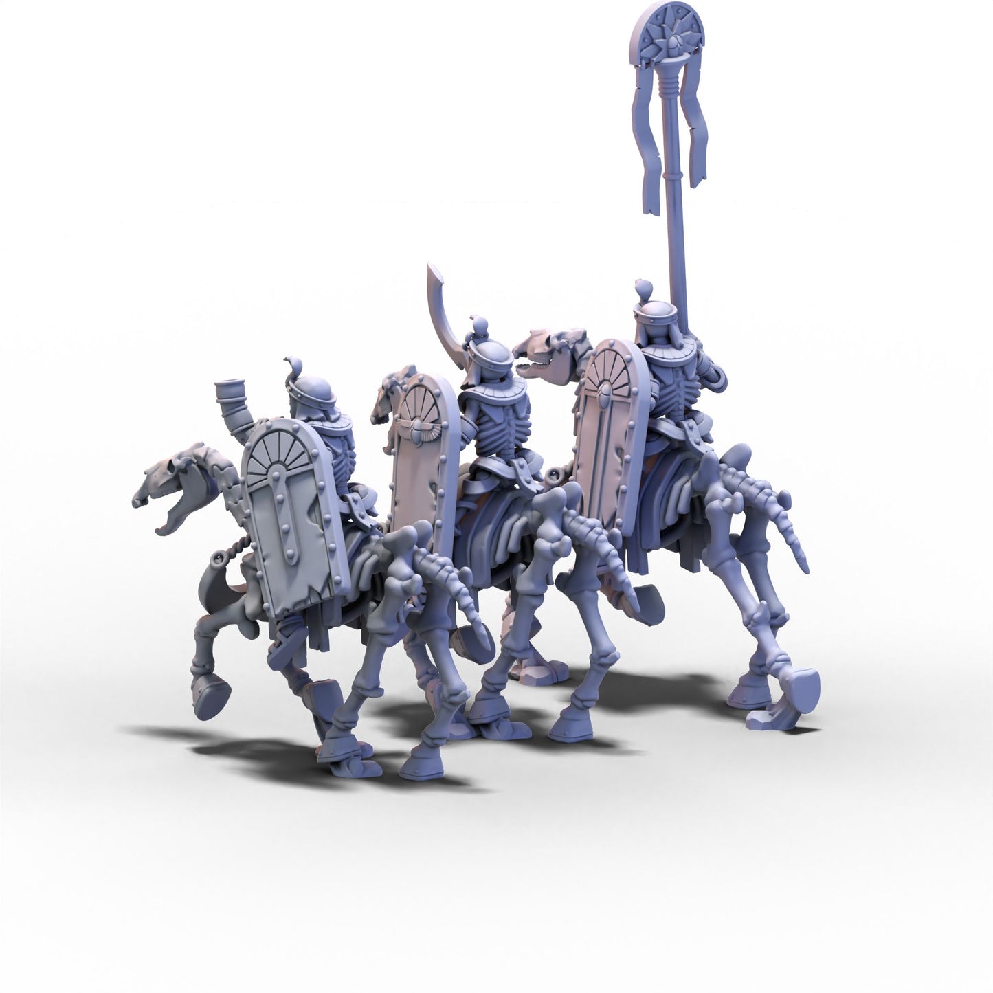 Eternal Dynasties | Ancient Skeletal Cavalry with Spears | 28mm/32mm