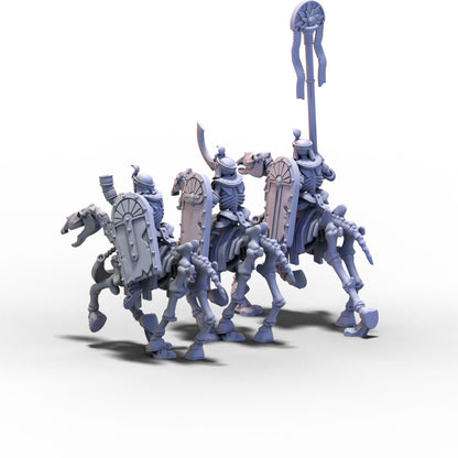 Eternal Dynasties | Ancient Skeletal Cavalry with Bows | 28mm/32mm