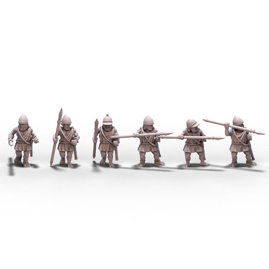 Greece | Greek Hoplites in Tunic | 15mm/28mm miniatures