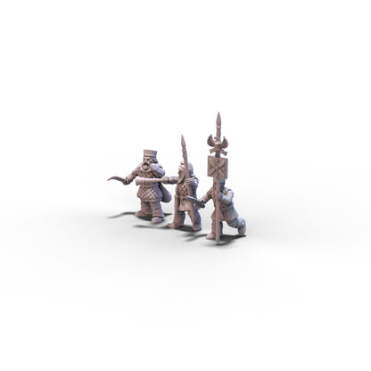 Persia | Persian Infantry Command Group 2 | 15mm/28mm miniatures