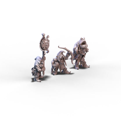 Goblin Tribes | Swamp Goblins with Bows | 28mm/32mm