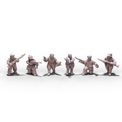 France | Resistance Soldiers (Male) | 15mm/28mm miniatures