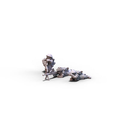 Commonwealth | Winter MG | 15mm/28mm miniatures